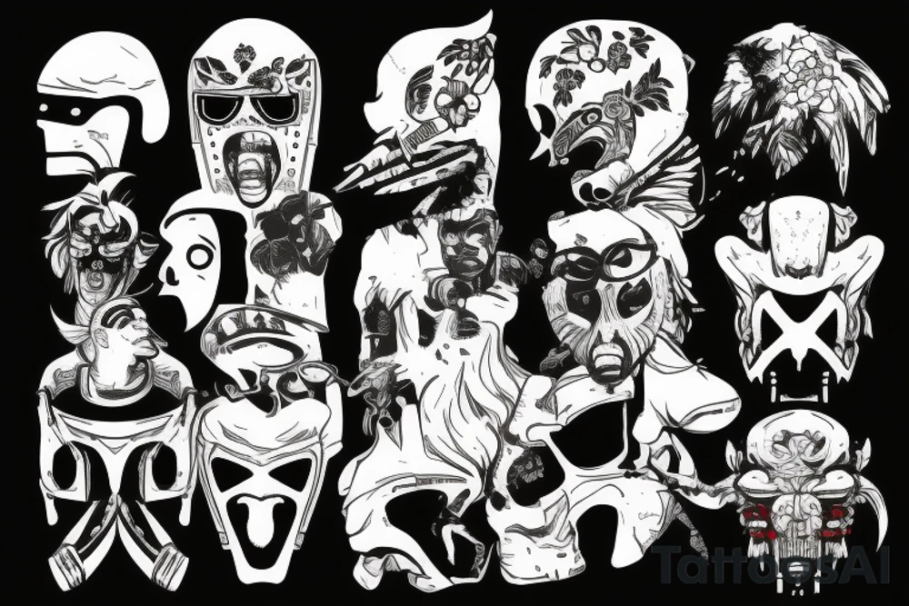 hotline Miami 3 tattoo idea