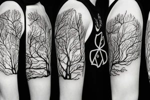 Nature forest dota tattoo idea