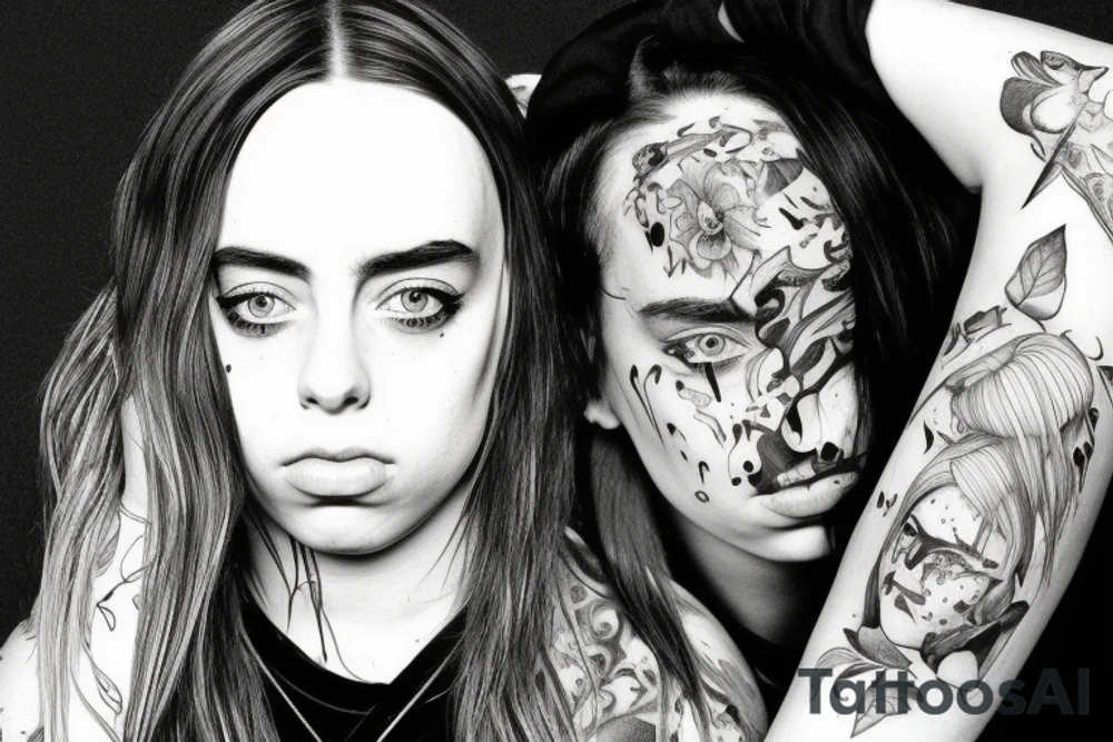 Billie eilish tattoo idea