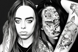 Billie eilish tattoo idea