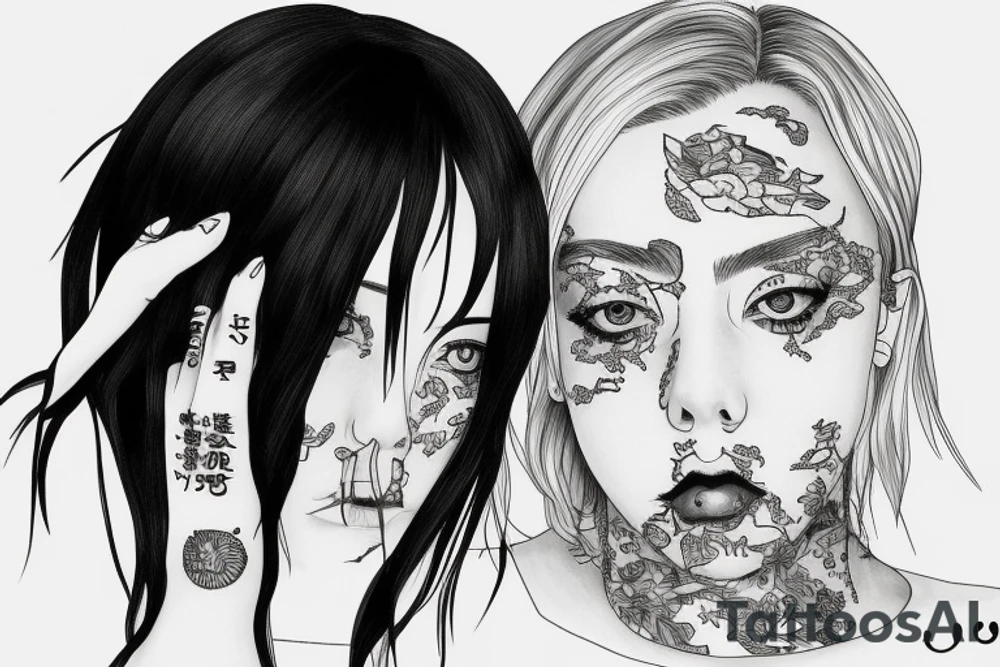 Billie eilish tattoo idea