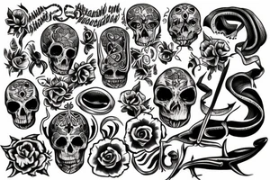 Hend of death tattoo idea