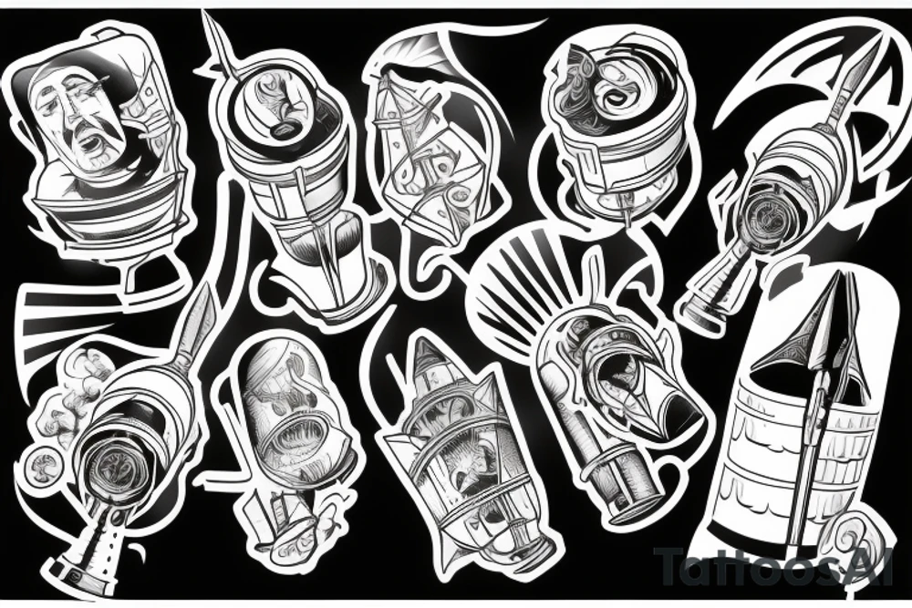Russian rocket launcher tattoo idea