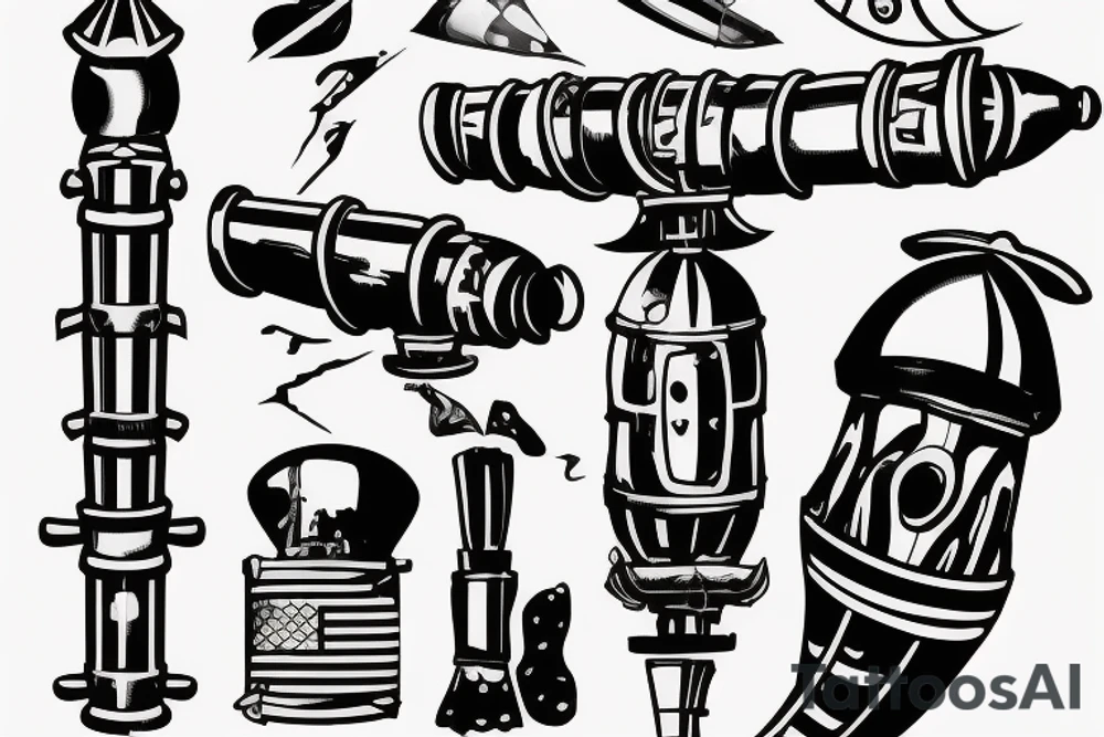 Russia, rocket launcher, war tattoo idea