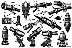 Russia, rocket launcher, war, Z tattoo idea