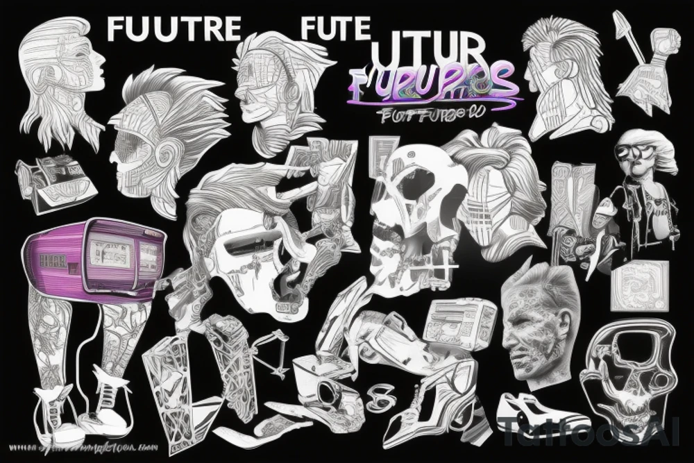 Future 80-s tattoo idea