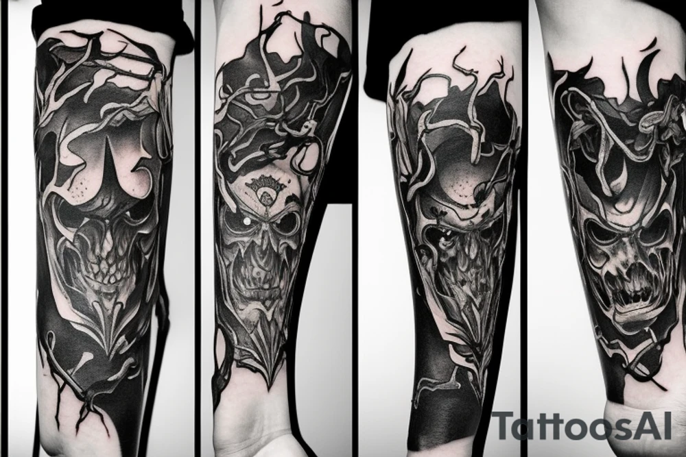 Shadow fiend tattoo idea