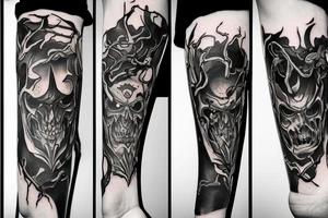 Shadow fiend tattoo idea