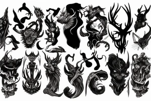 Shadow fiend tattoo idea