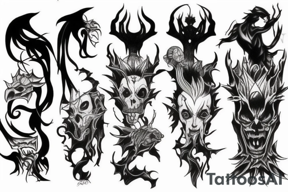 Shadow fiend tattoo idea