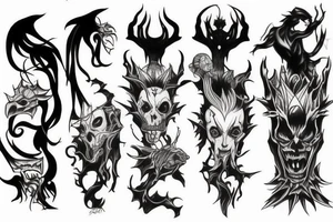 Shadow fiend tattoo idea