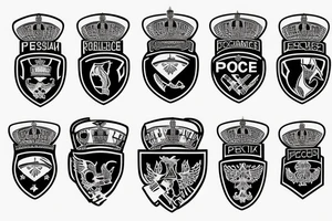 Russian police force logo tattoo idea
