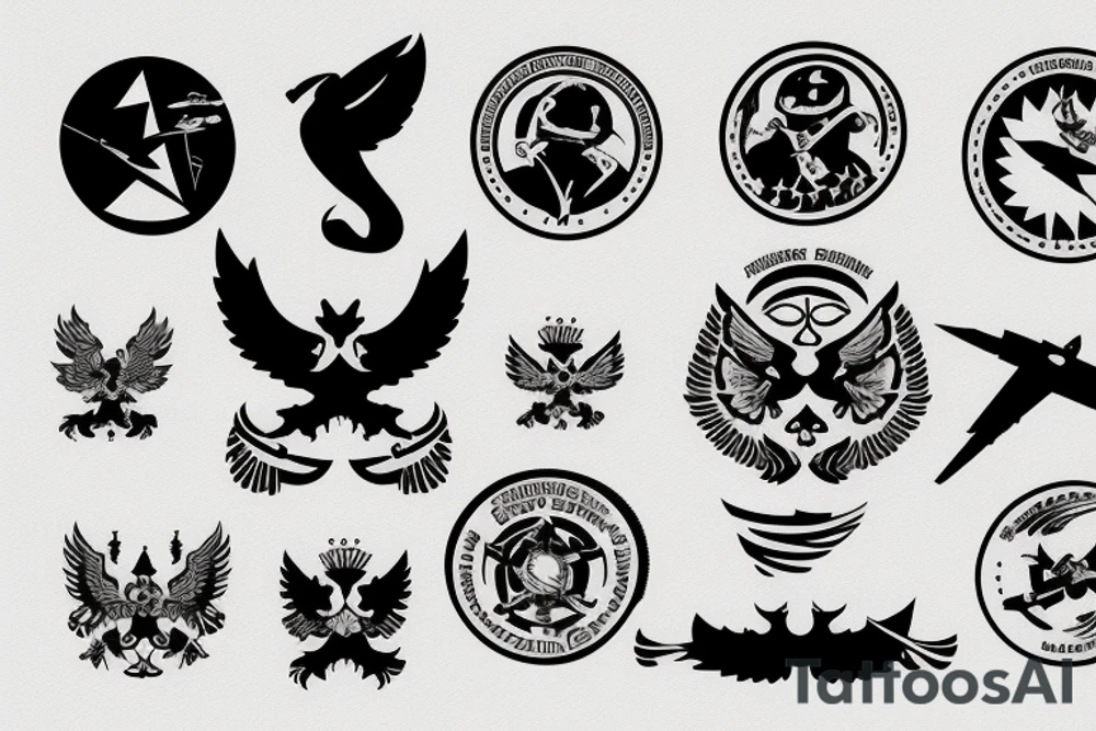 Russian special landing force logo tattoo idea