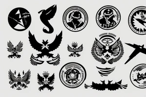 Russian special landing force logo tattoo idea