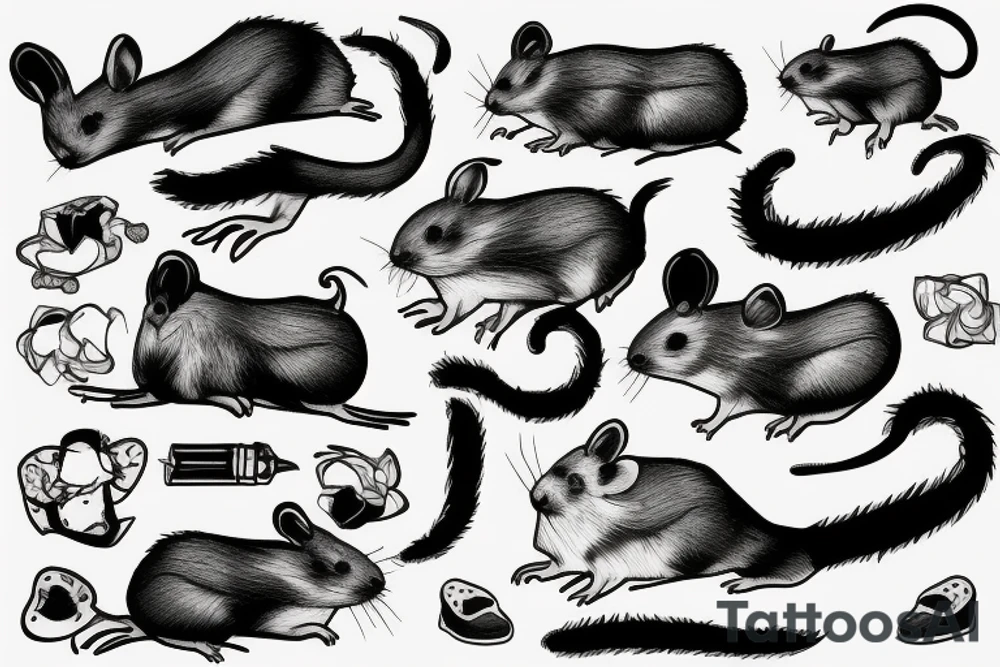 fat rat tattoo idea