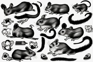 fat rat tattoo idea