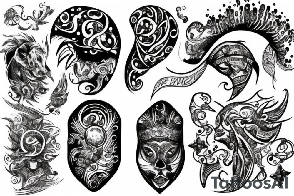 black sea tattoo idea