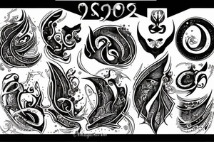 black sea tattoo idea