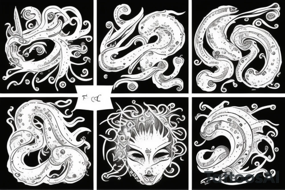black sea tattoo idea