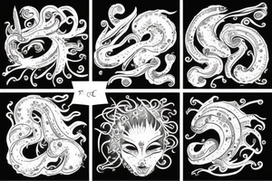 black sea tattoo idea