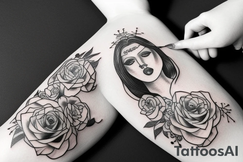 Submissive women tattoo idea