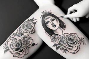 Submissive women tattoo idea