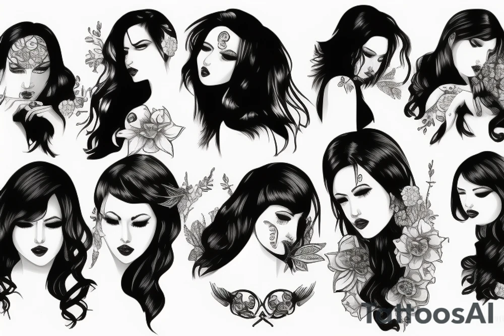 Submissive women tattoo idea