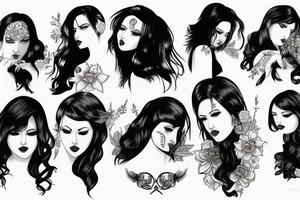 Submissive women tattoo idea