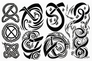 Rune symbol tattoo idea