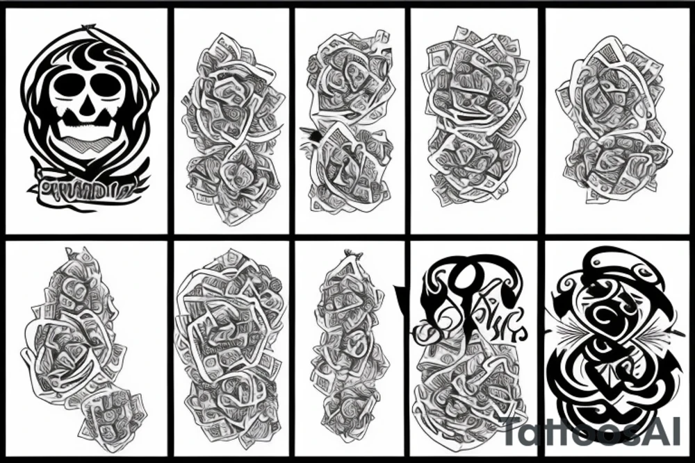 Money tattoo idea
