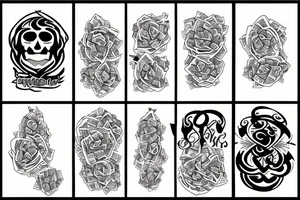 Money tattoo idea