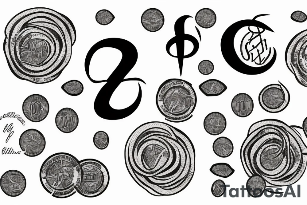 Money tattoo idea