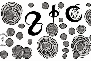 Money tattoo idea
