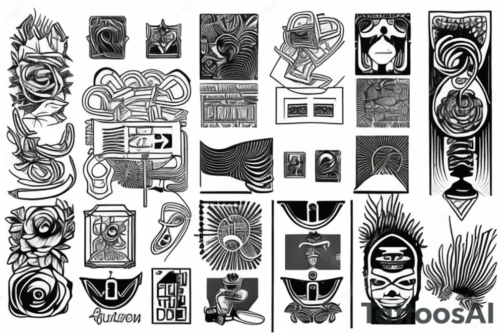 Hacking carding tattoo idea