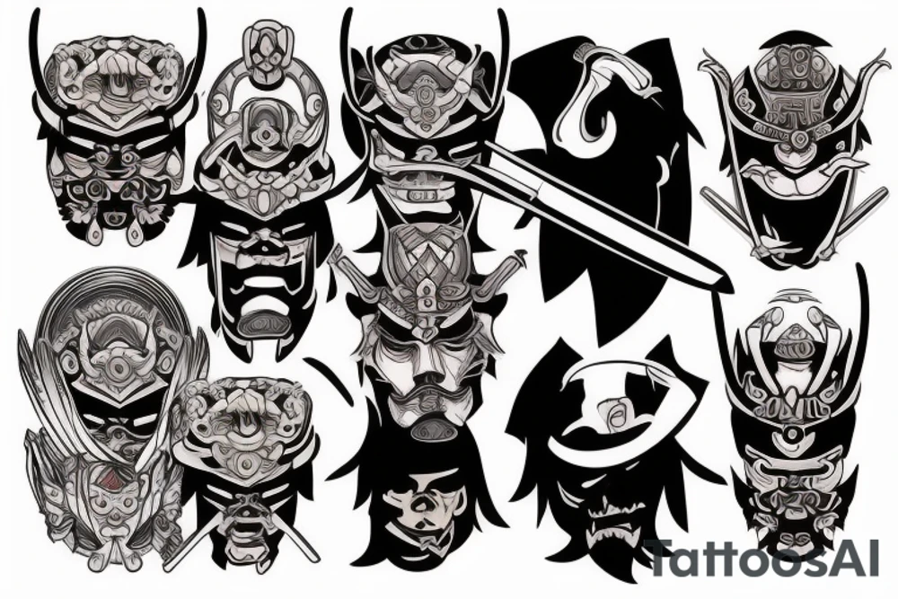 Samurai tattoo idea