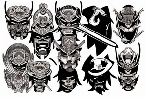 Samurai tattoo idea