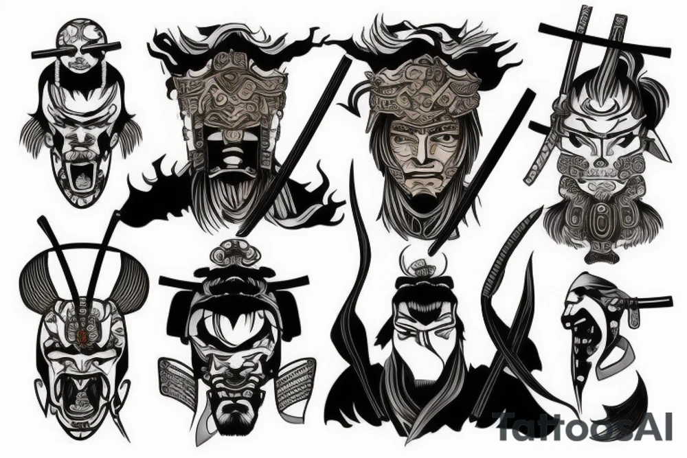 Samurai tattoo idea