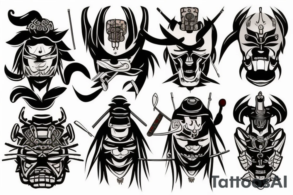 Samurai tattoo idea