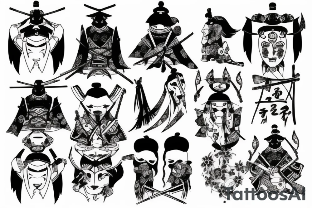 Samurai tattoo idea