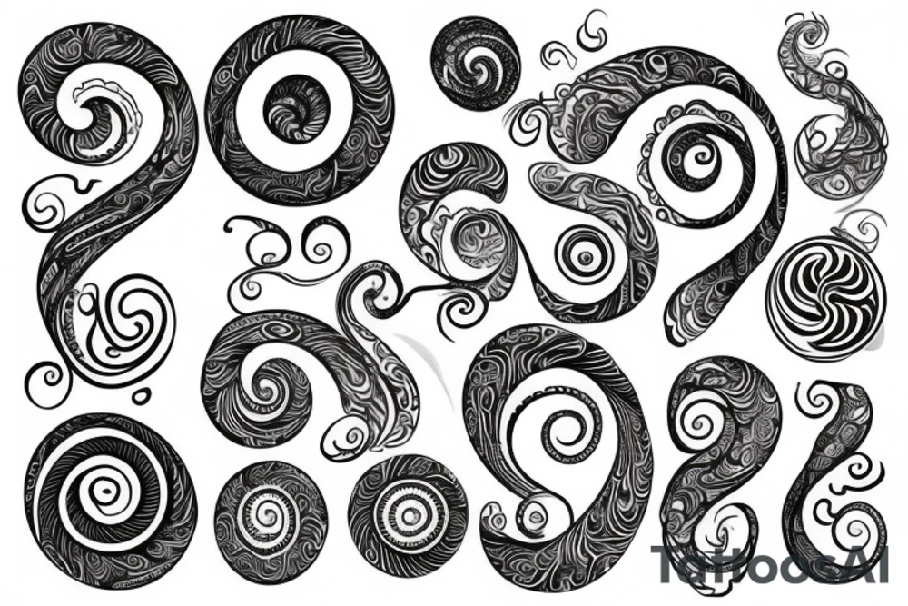 spiral tattoo idea