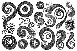 spiral tattoo idea
