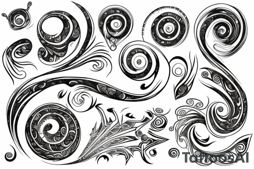 spiral tattoo idea