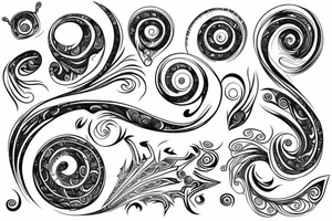 spiral tattoo idea