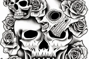 scull tattoo idea