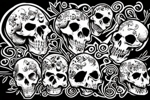 scull tattoo idea