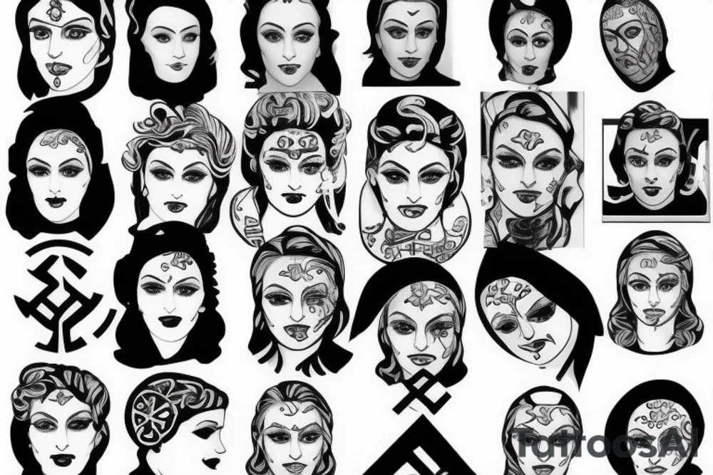 Swastika tattoo idea