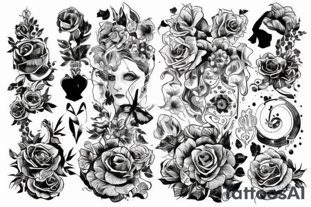 Пропорции человеческого тела tattoo idea