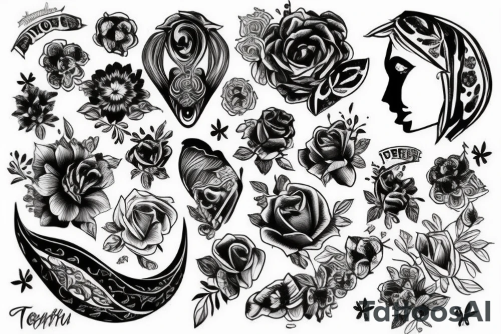 Пропорции человеческого тела tattoo idea
