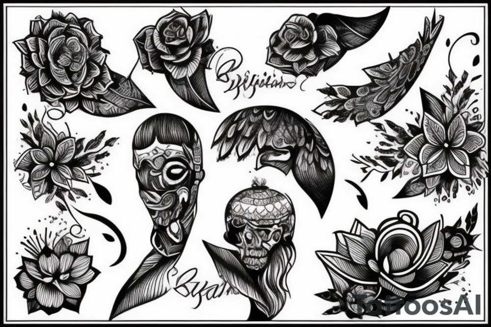 Рисунок да Винчи tattoo idea