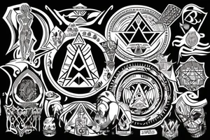 Illuminati tattoo idea